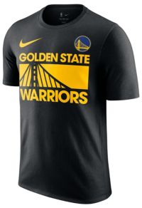 Nike Adult Golden State Warriors Black T-Shirt