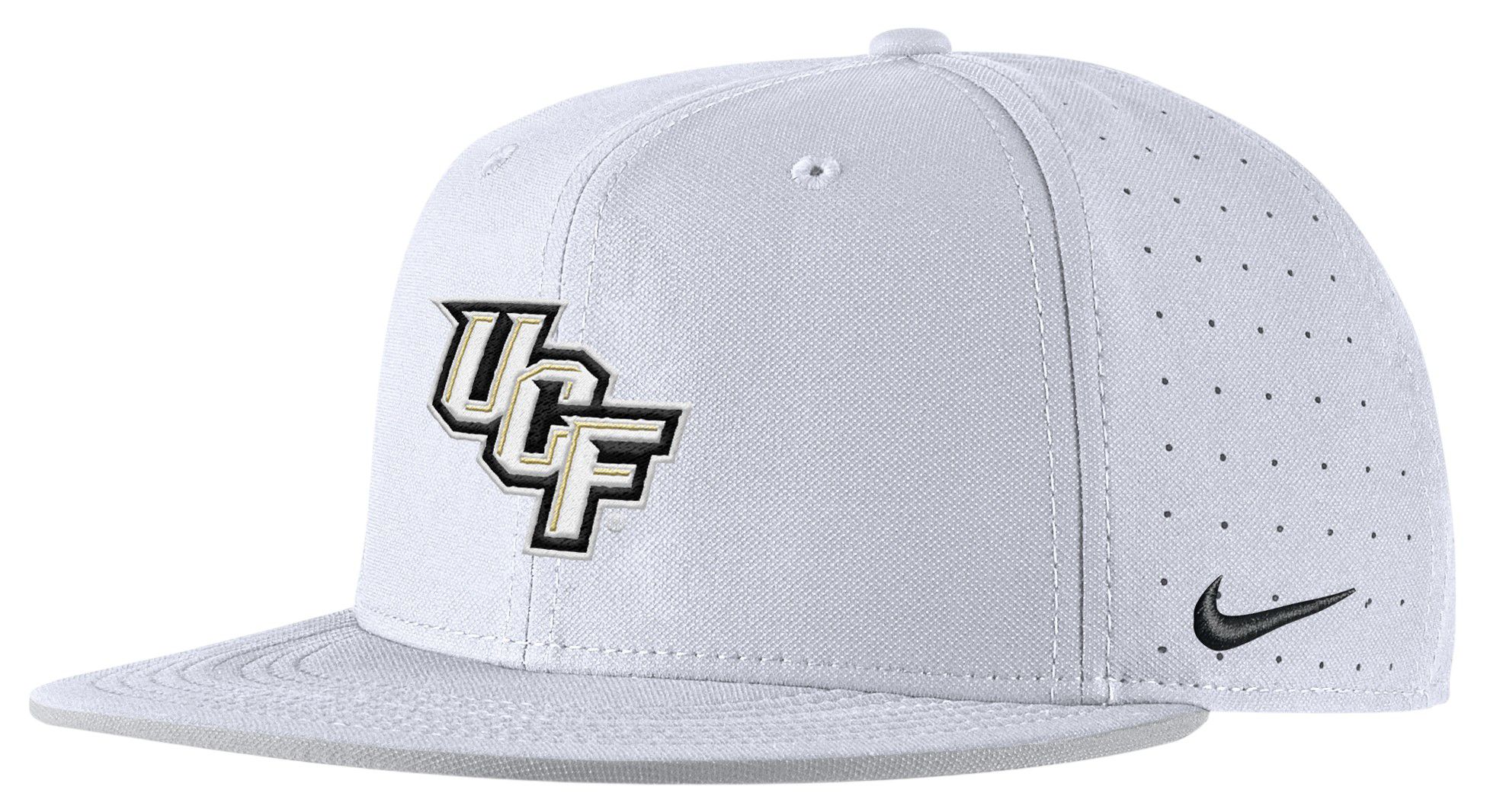 Nike Adult UCF Knights White Aero True Baseball Fitted Hat product image