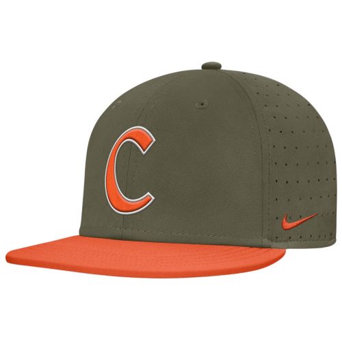 Nike Adult Clemson Tigers Purple/Orange Dri-FIT Aero True Baseball