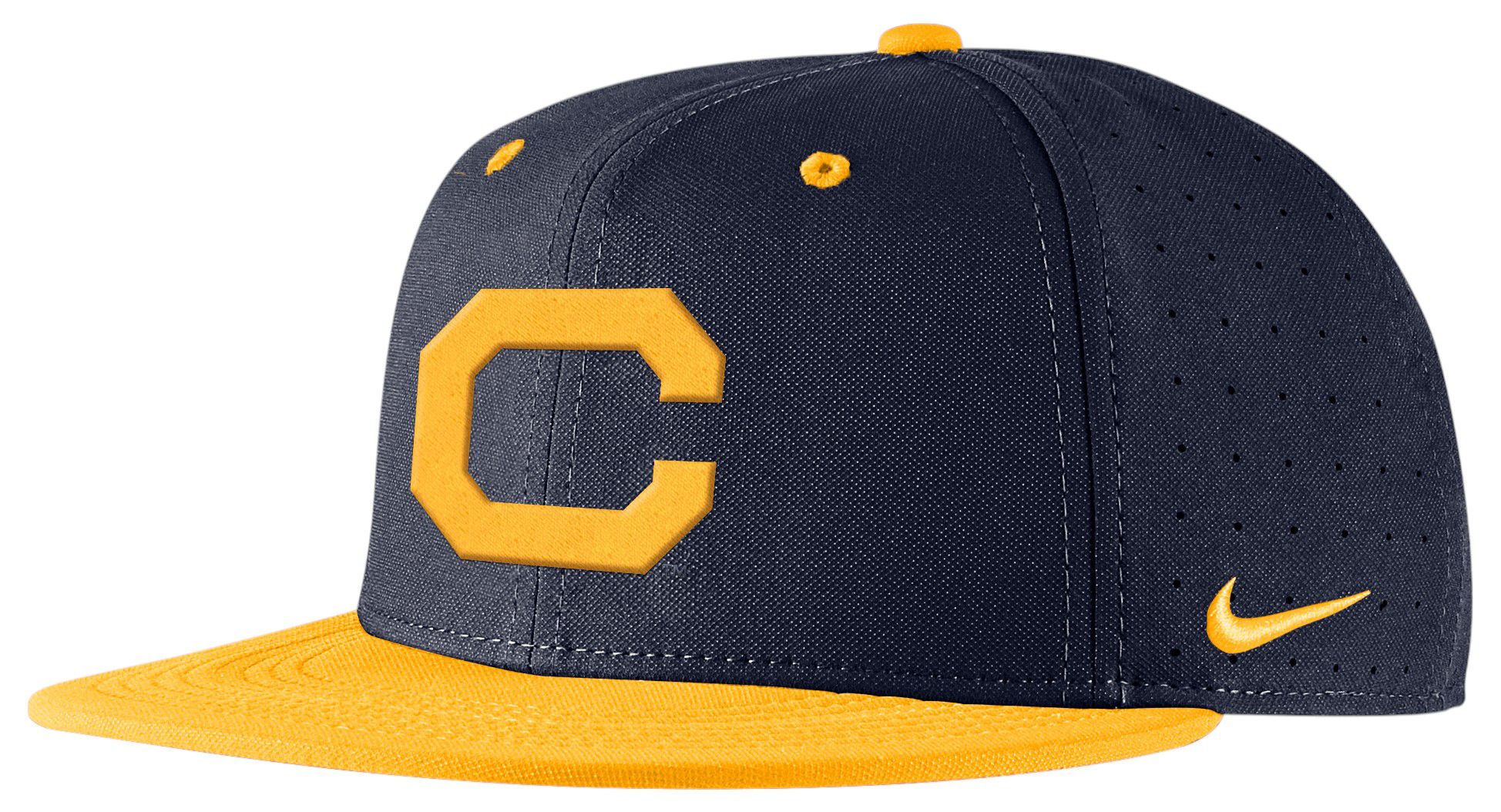 Nike Adult Cal Golden Bears Navy Aero True Baseball Fitted Hat product image