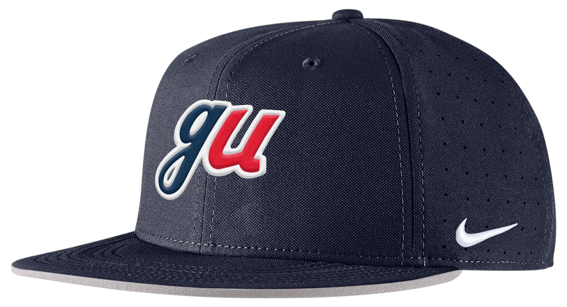Nike Adult Gonzaga Bulldogs Navy Aero True Baseball Fitted Hat product image
