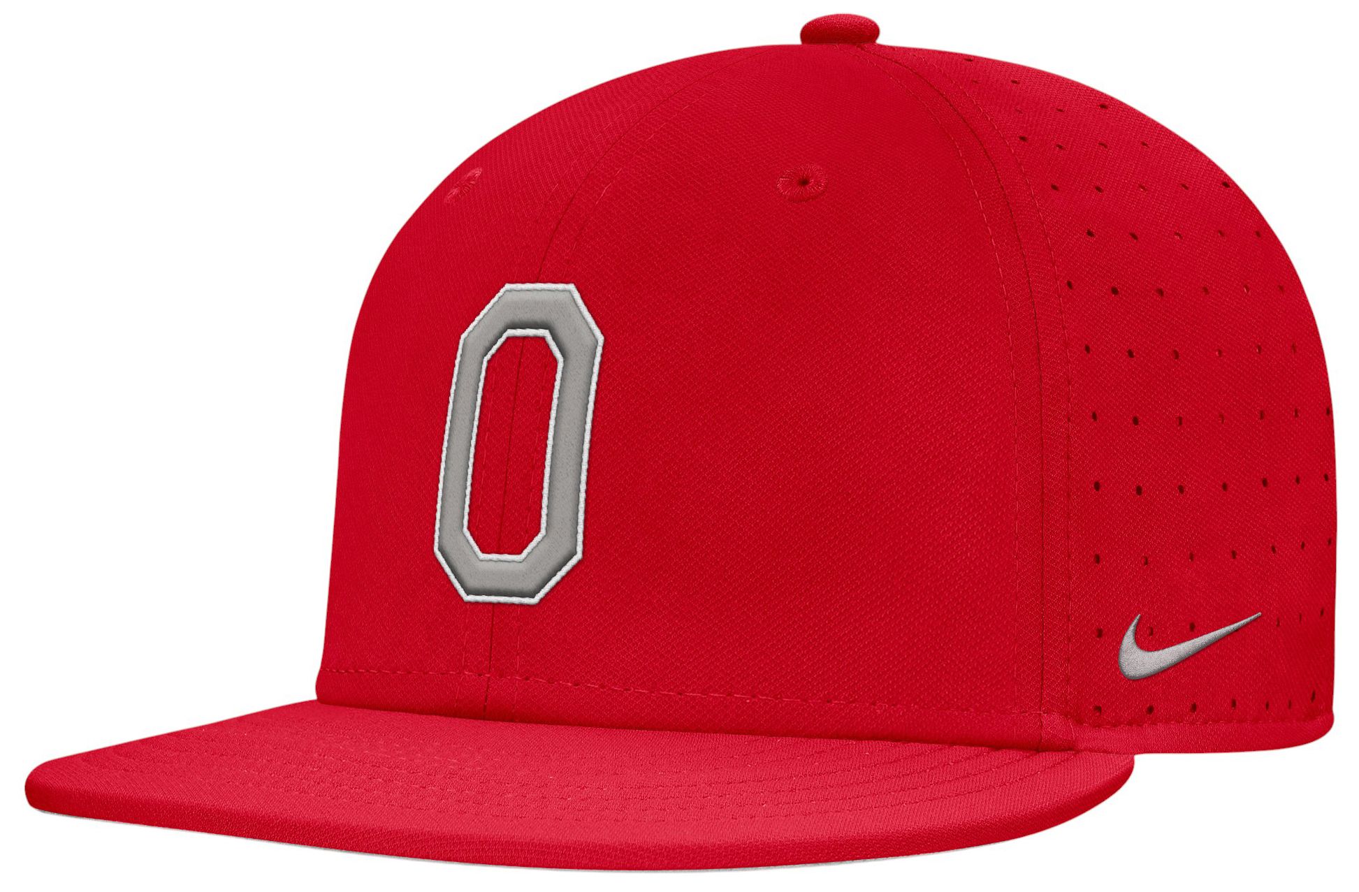 Nike Adult Ohio State Buckeyes University Red Aero Fitted Hat product image