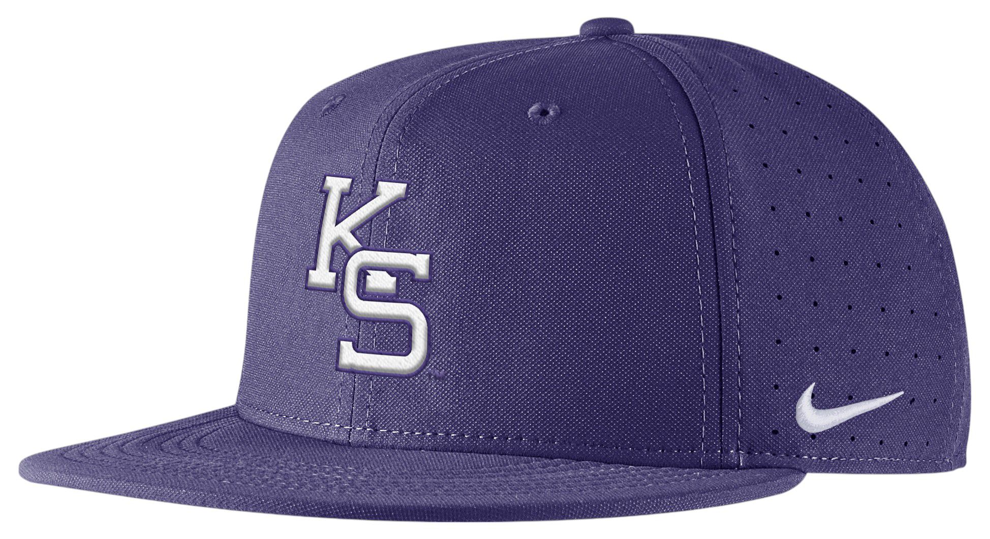 Nike Adult Kansas State Wildcats Purple Baseball Fitted Hat product image