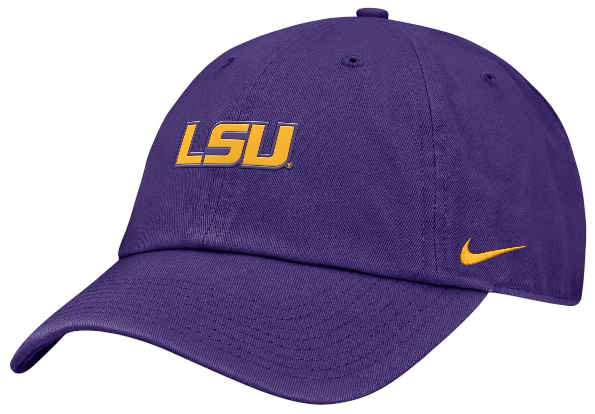 Nike Adult LSU Tigers Court Purple Club Adjustable Hat product image
