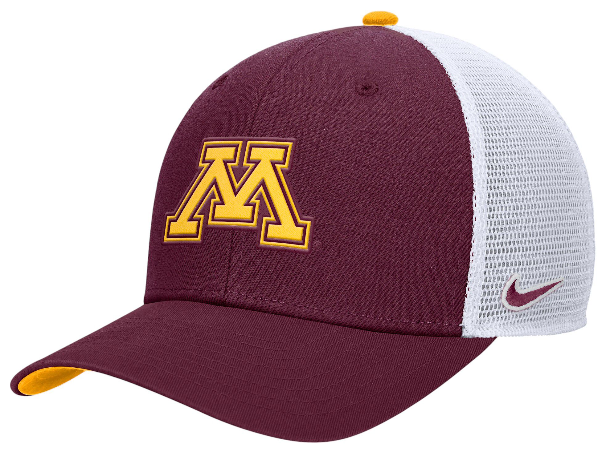 Nike Adult Minnesota Golden Gophers Maroon Rise Adjustable Trucker Hat product image