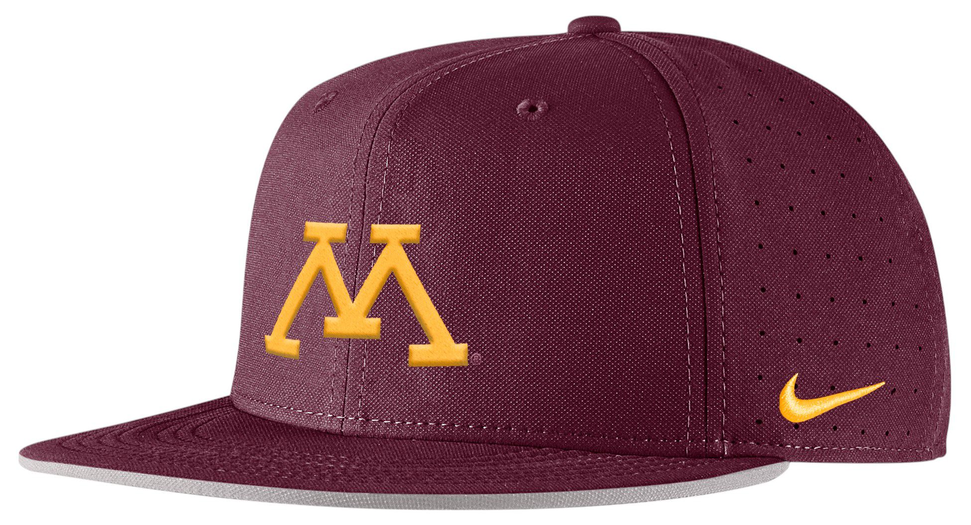 Nike Adult Minnesota Golden Gophers Maroon Aero True Baseball Fitted Hat product image