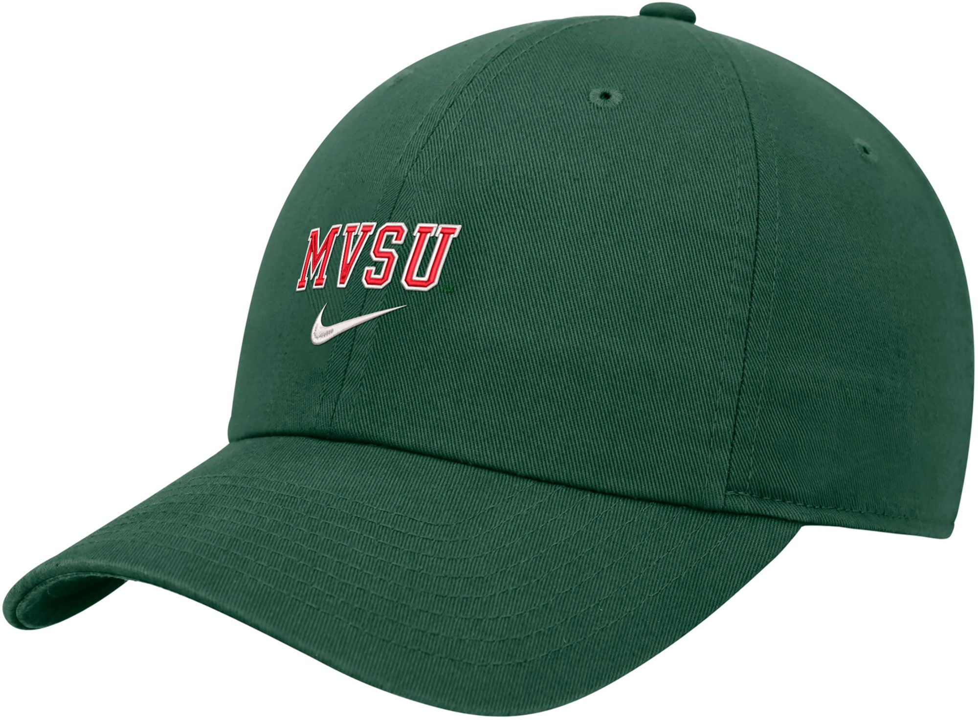 Nike Men's Mississippi Valley State Delta Devils Forest Green Heritage86 Arch Club Adjustable Hat product image