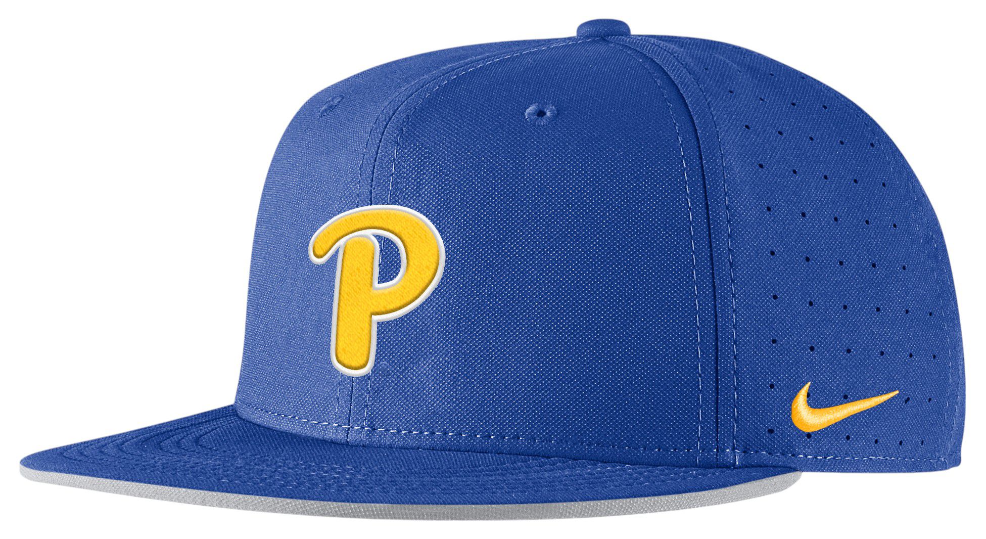 Nike Adult Pitt Panthers Royal Aero True Baseball Fitted Hat product image