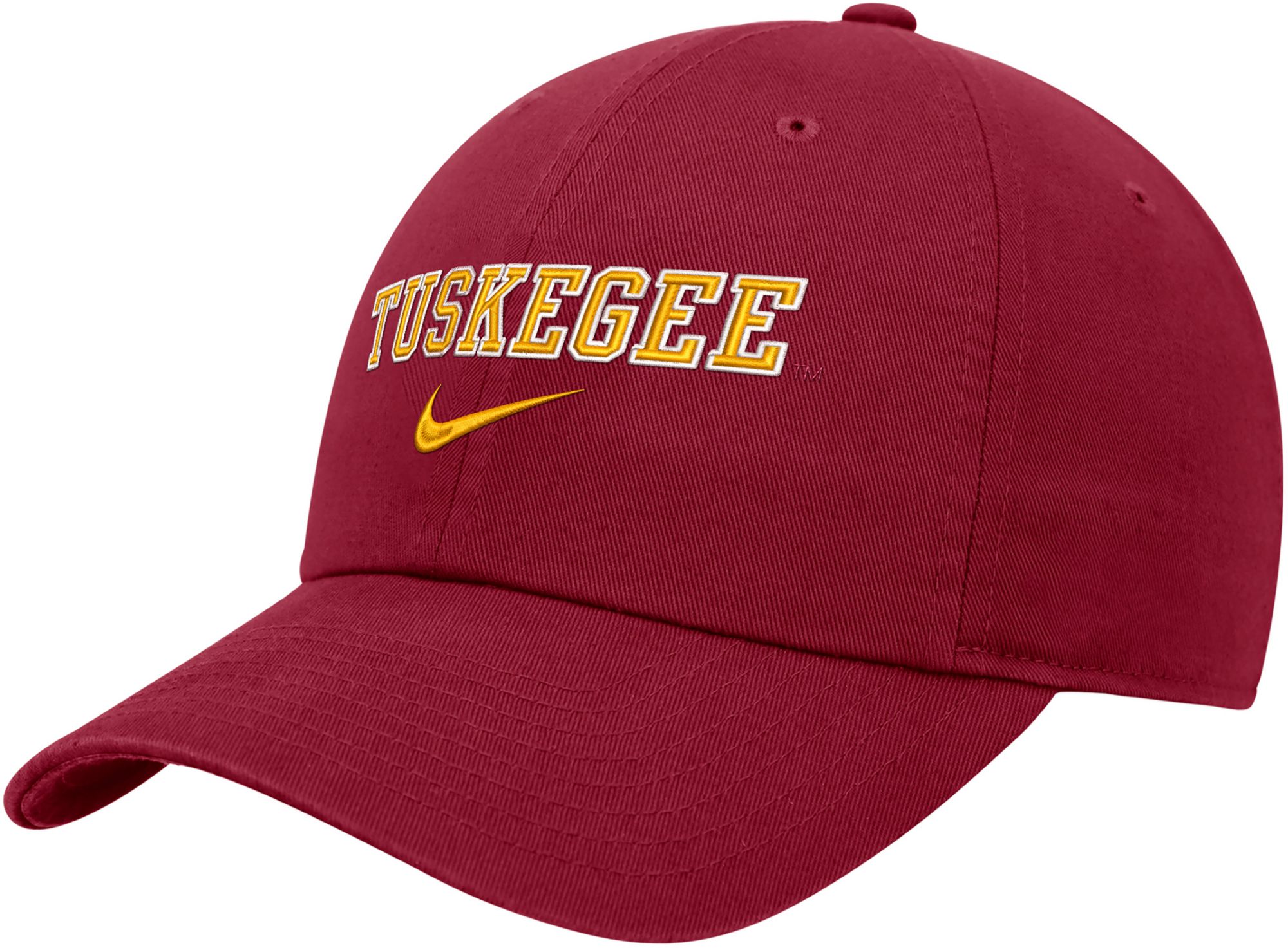 Nike Men's Tuskegee Golden Tigers Crimson Heritage86 Arch Club Adjustable Hat product image