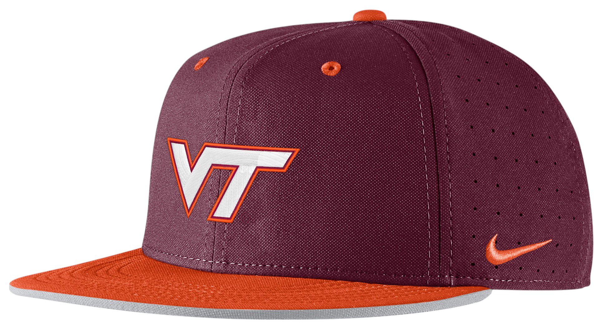Nike Adult Virginia Tech Hokies Maroon Aero True Baseball Fitted Hat product image