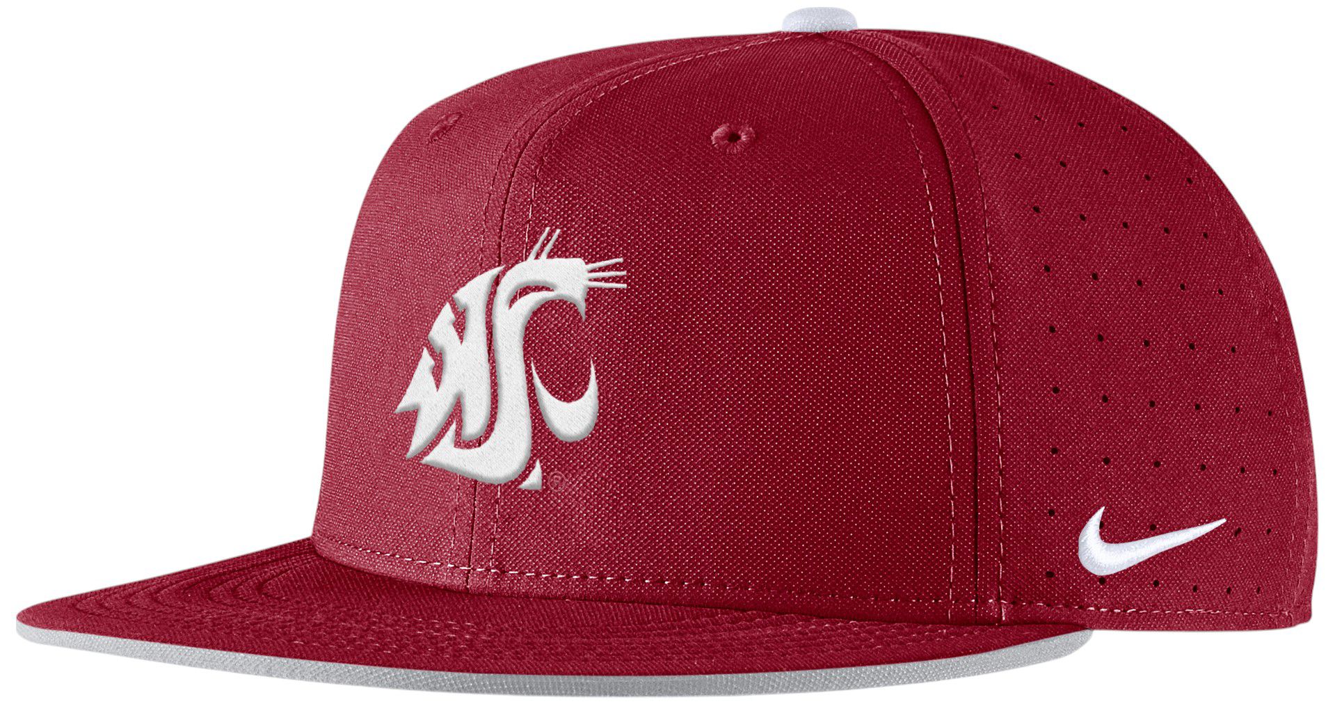 Nike Adult Washington State Cougars Crimson Aero True Baseball Fitted Hat product image