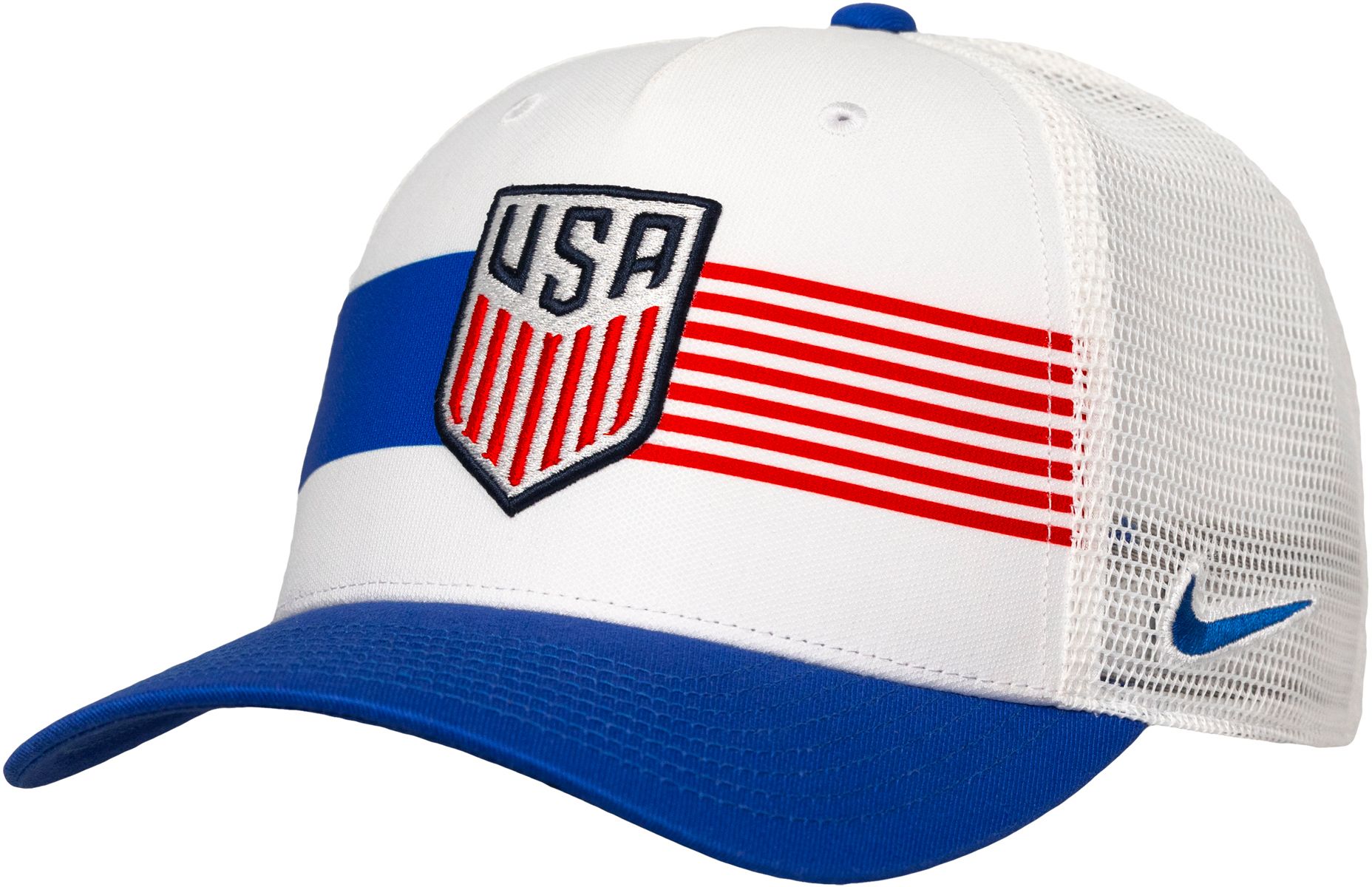 Nike Adult USMNT 2024 Hook Printed Royal Trucker Hat product image