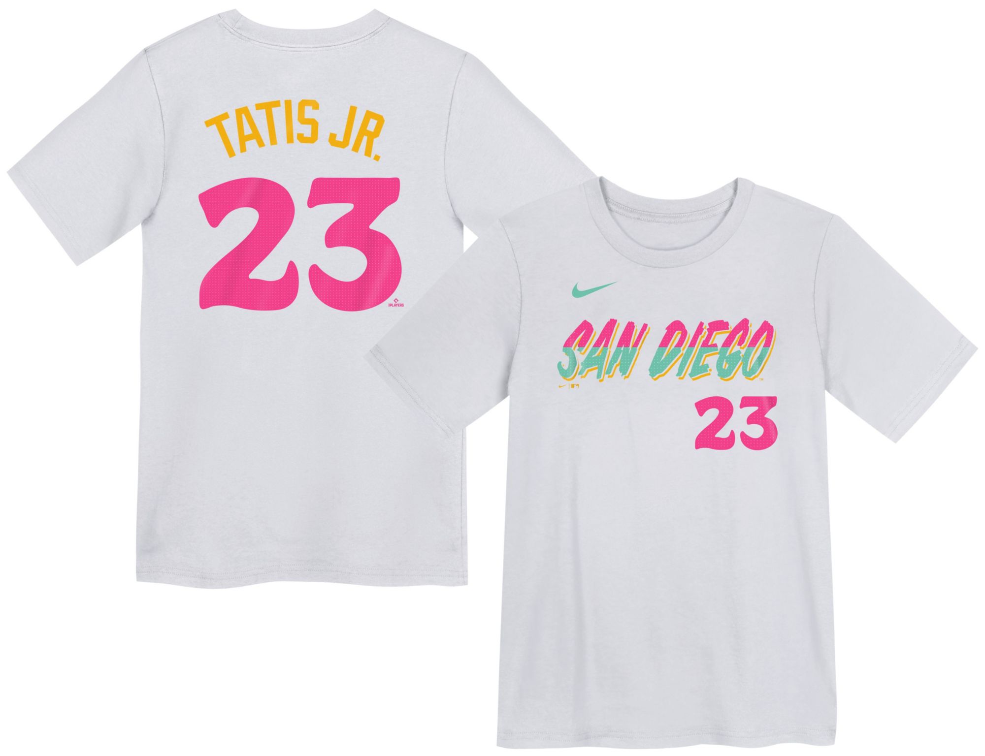 Nike Little Kids San Diego Padres City Connect White Fernando Tatis Jr. #23 T-Shirt product image