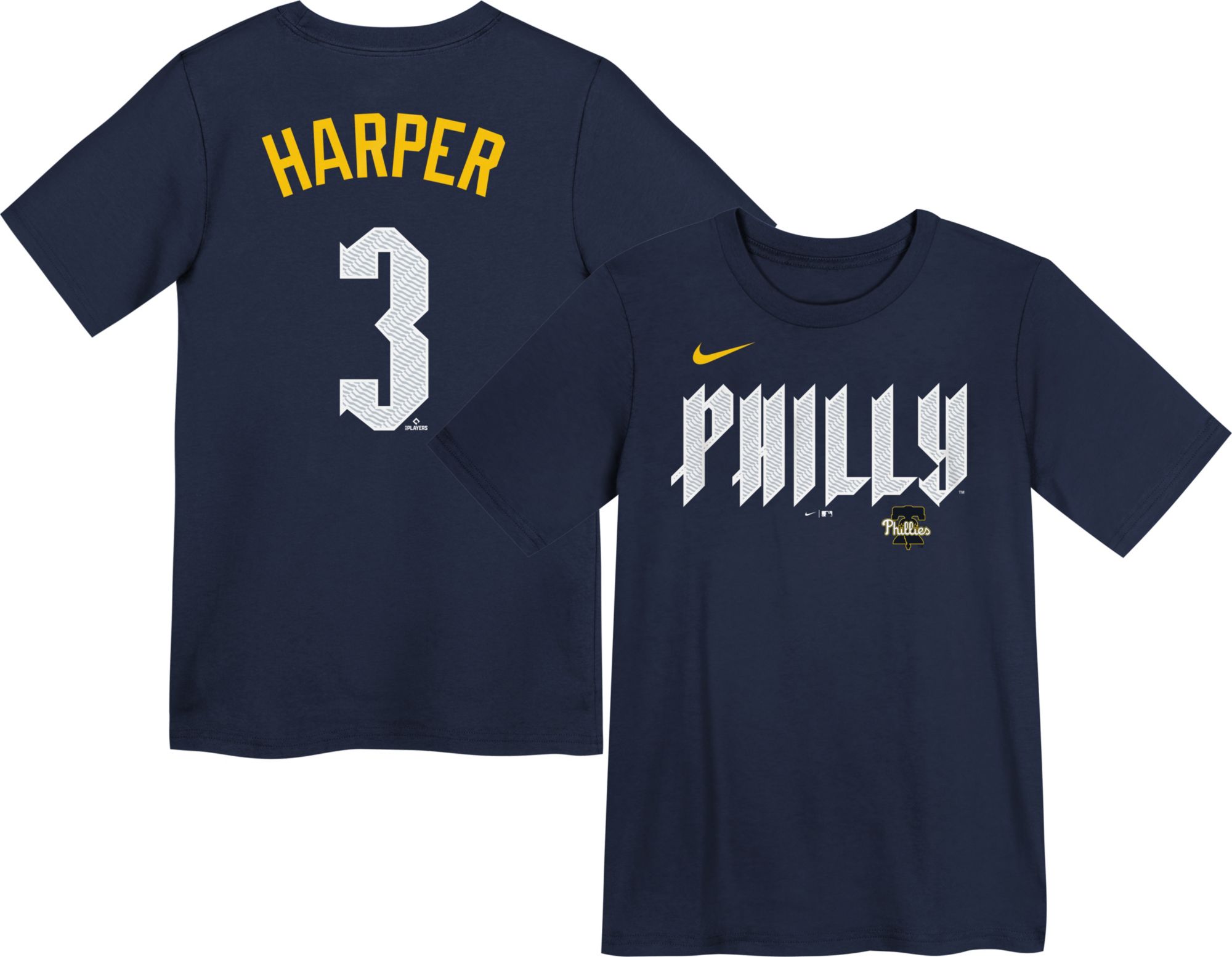 Nike Little Kids' Philadelphia Phillies City Connect Bryce Harper #3 T-Shirt product image