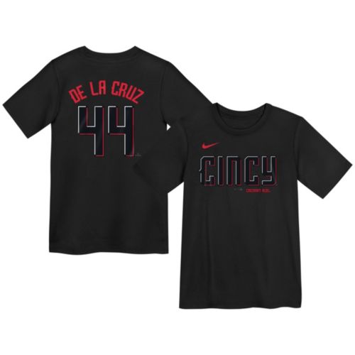 Nike Toddler Cincinnati Reds Elly De La Cruz #44 Black T-Shirt