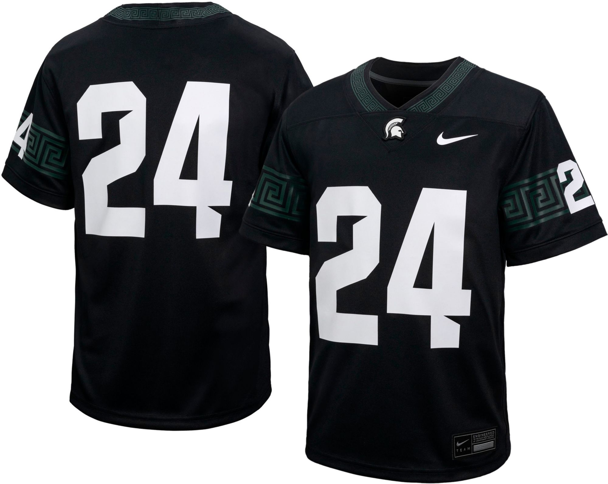 Nike Little Kid's Michigan State Spartans #24 Black Alternate Replica Football Jersey product image