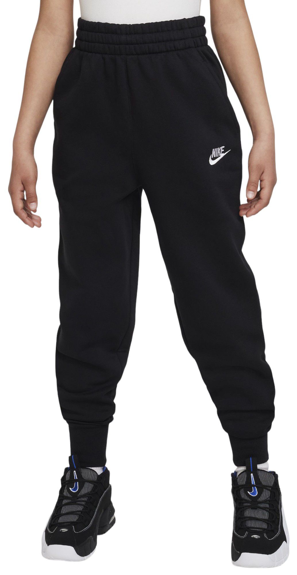 Nike Girls' Sportswear Club Fleece High-Waisted Fitted Pants product image