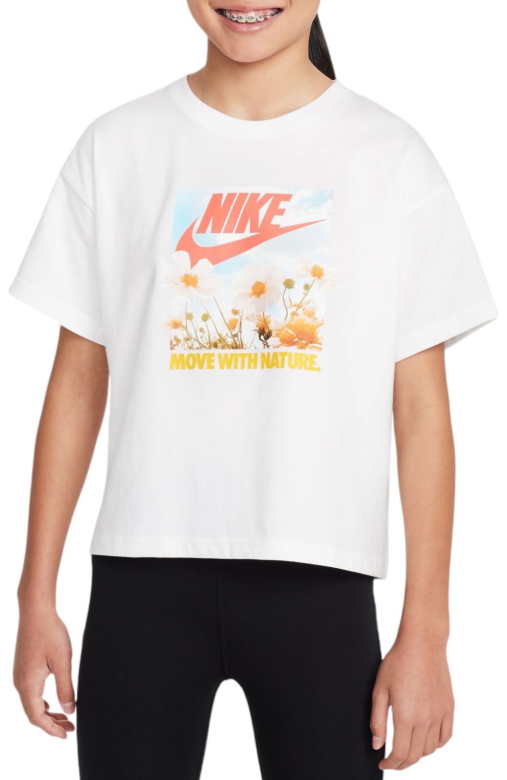 Nike Girls' Sportswear Nature Graphic T-Shirt product image