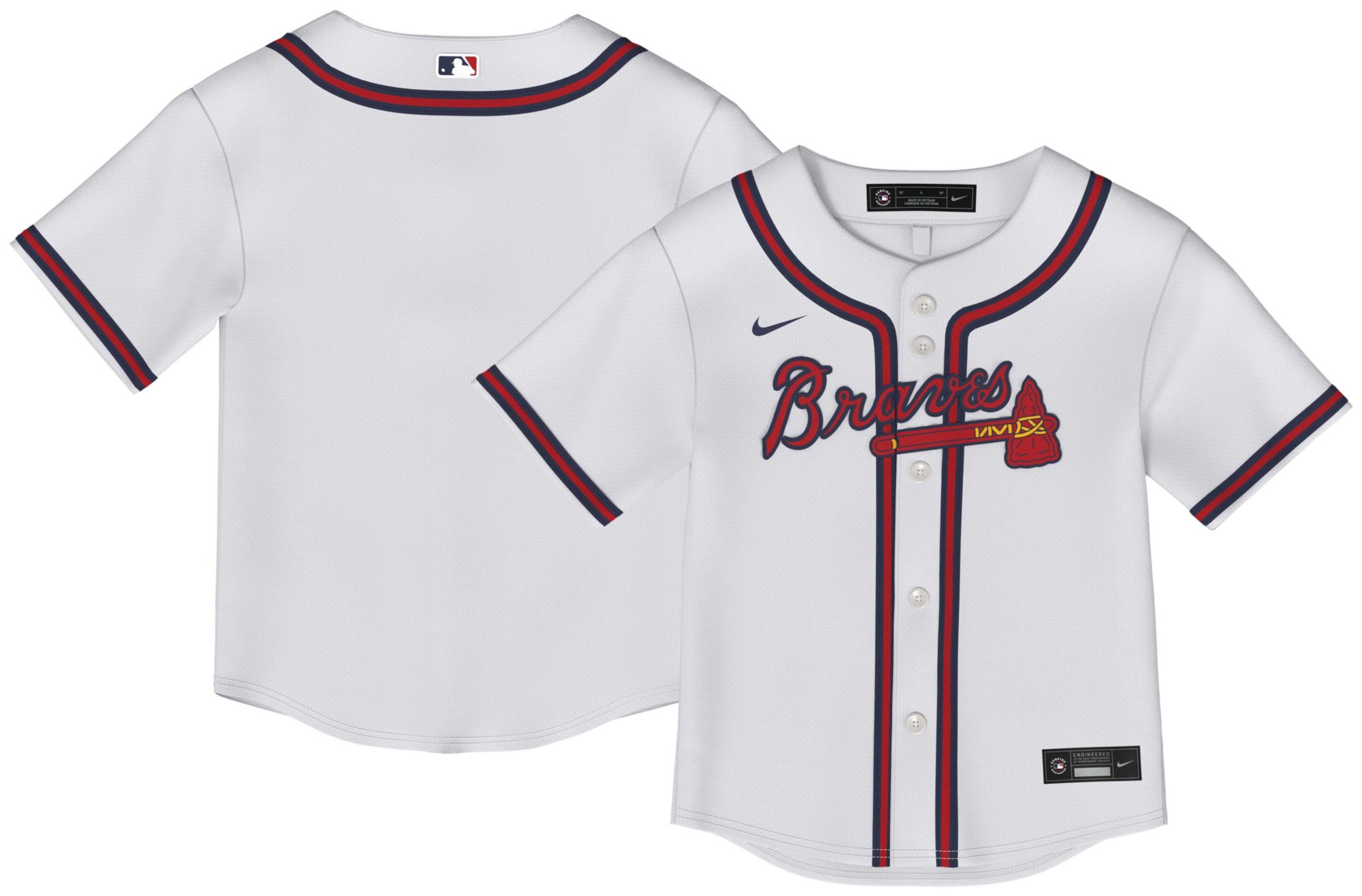 Nike Infant Atlanta Braves White Replica Jersey product image