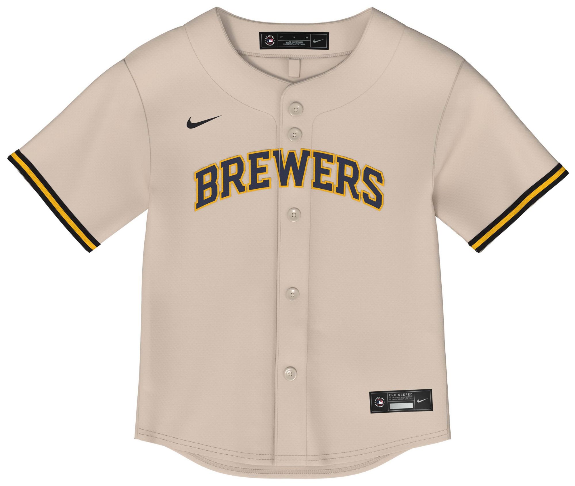 Nike Infant Milwaukee Brewers White Replica Jersey product image