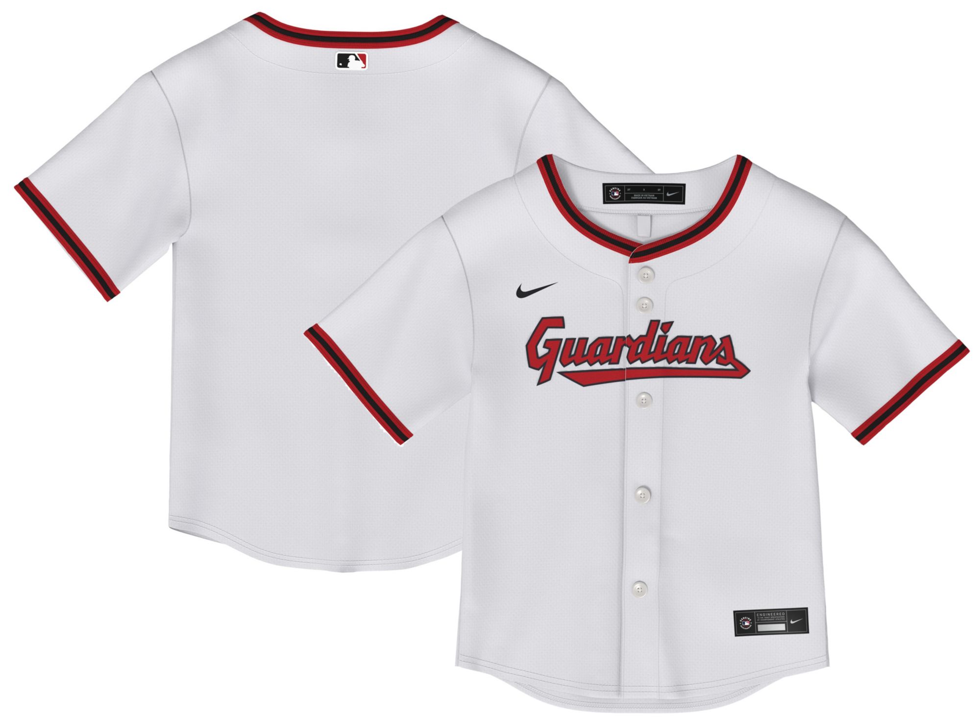 Nike Infant Cleveland Guardians Replica White Jersey product image