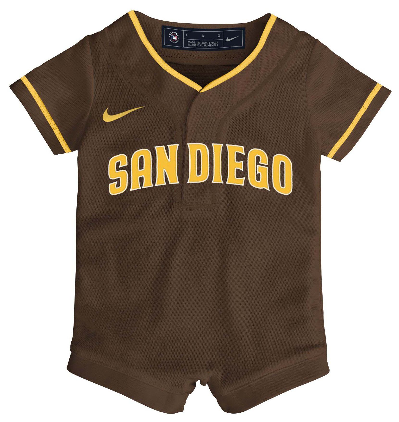 Nike Infant San Diego Padres Brown Replica Jersey product image