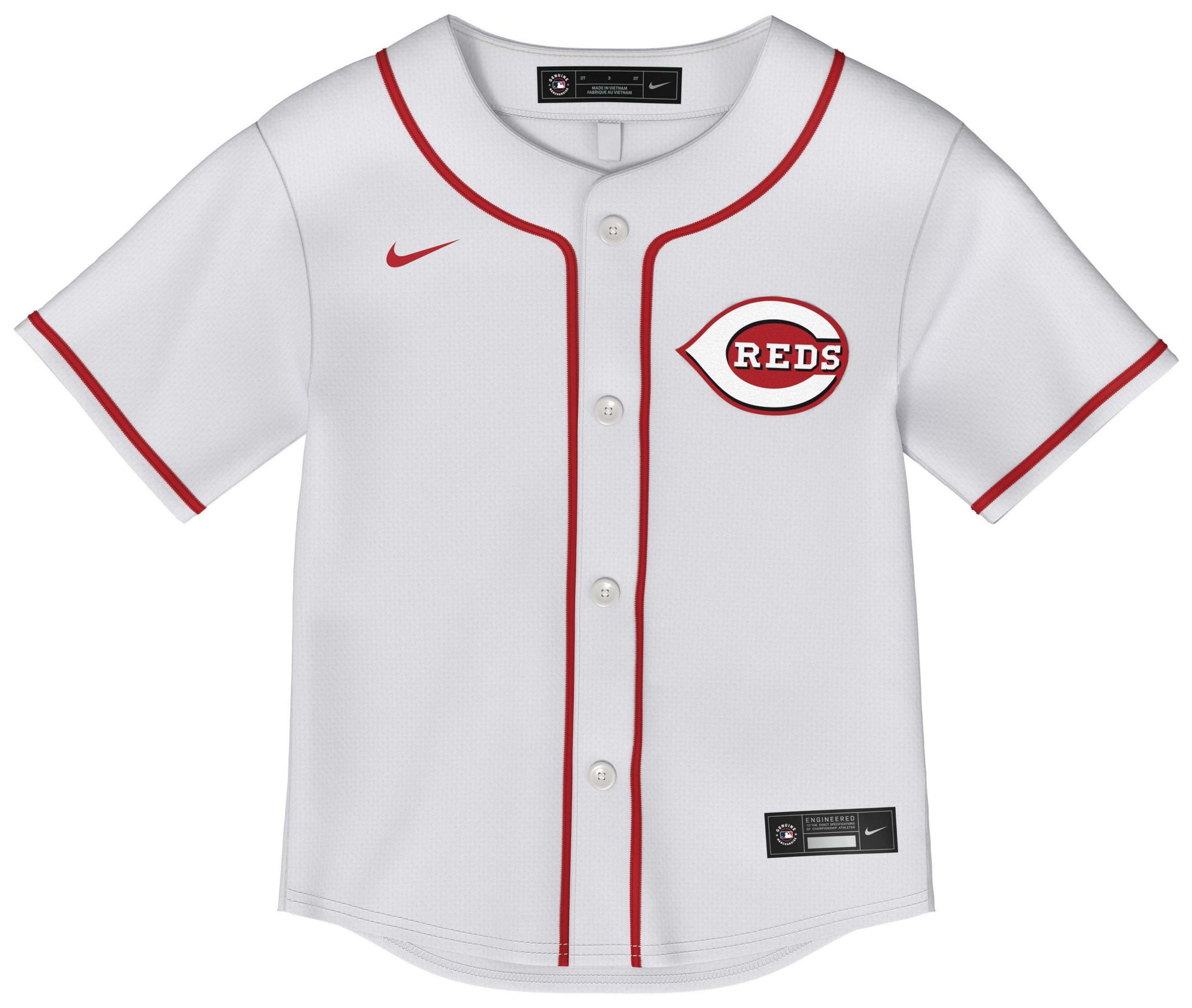 Nike Infant Cincinnati Reds White Replica Jersey product image