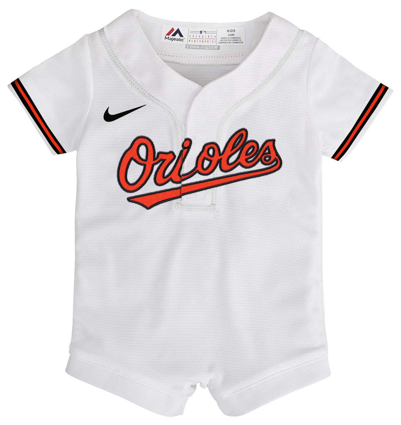 Nike Infant Baltimore Orioles White Replica Jersey product image