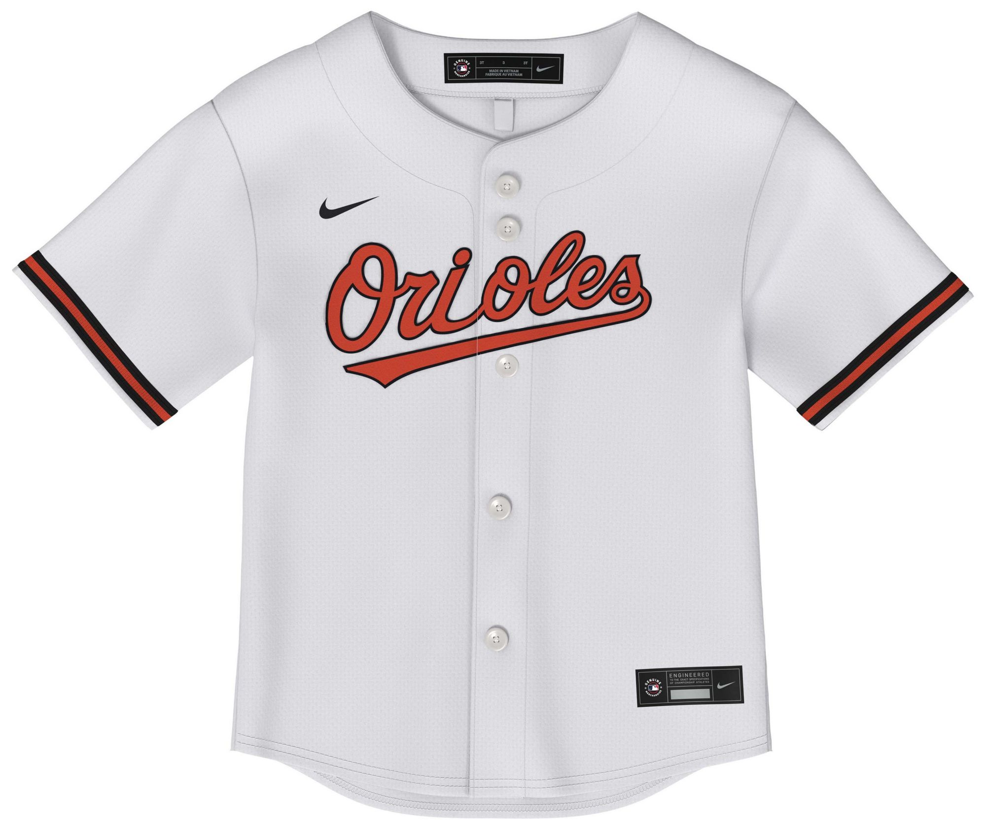 Nike Infant Baltimore Orioles White Replica Jersey product image