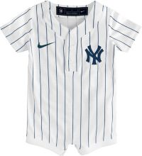 Nike Newborn New York Yankees White Blank Romper Jersey