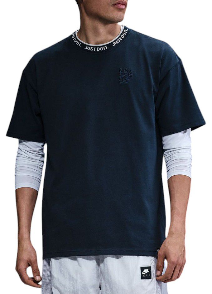 Nike Men's Chelsea FC Navy Logo T-Shirt product image