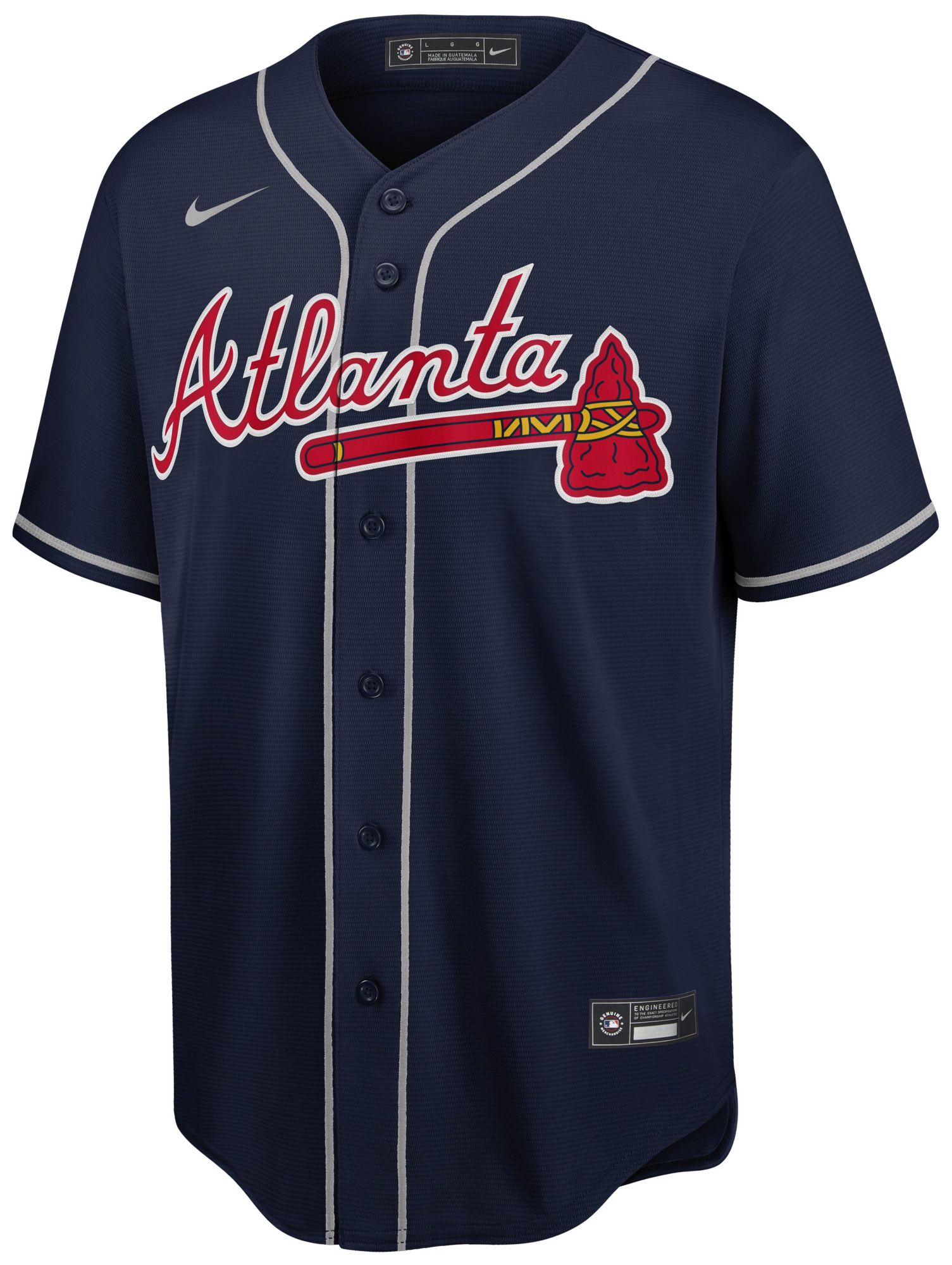 Nike Men's Atlanta Braves Navy Replica Jersey product image