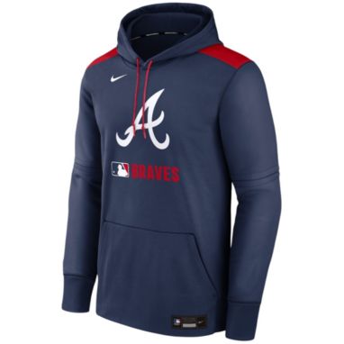 sorry, Nike Men's Atlanta Braves Navy Therma Authentic Collection Hoodie is currently out of stock