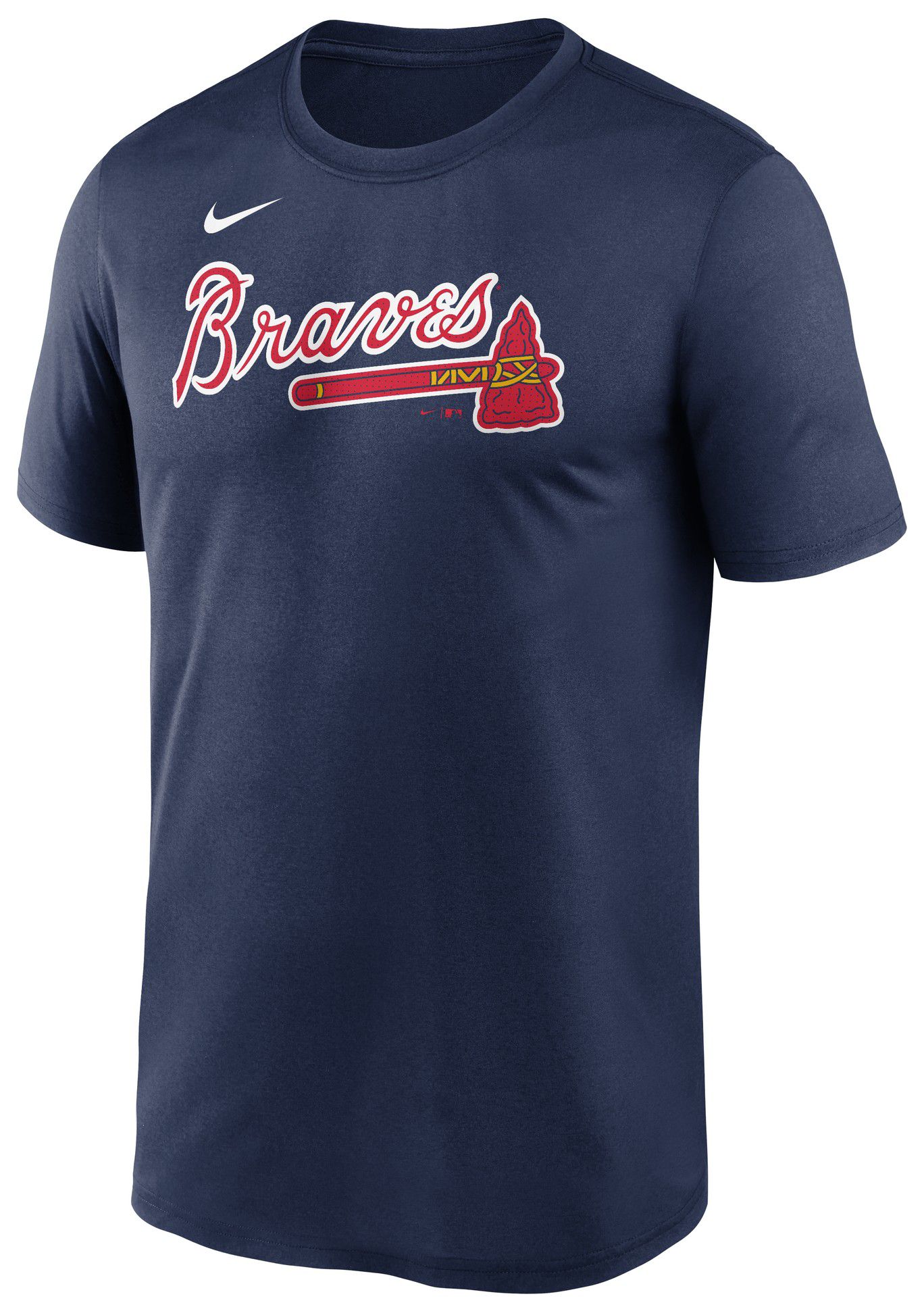 Nike Adult Atlanta Braves Wordmark Legend Navy T-Shirt product image