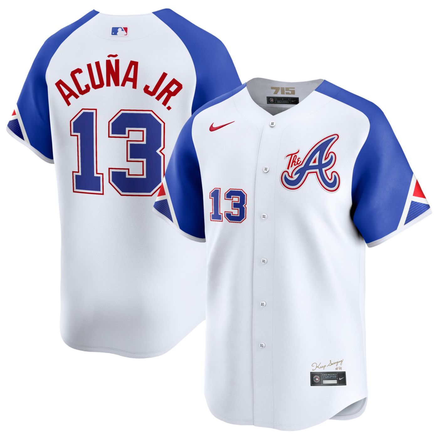 Nike Men s Atlanta Braves 2024 City Connect Ronald Acuna Jr. 13 Limited Vapor Jersey Dick s Sporting Goods