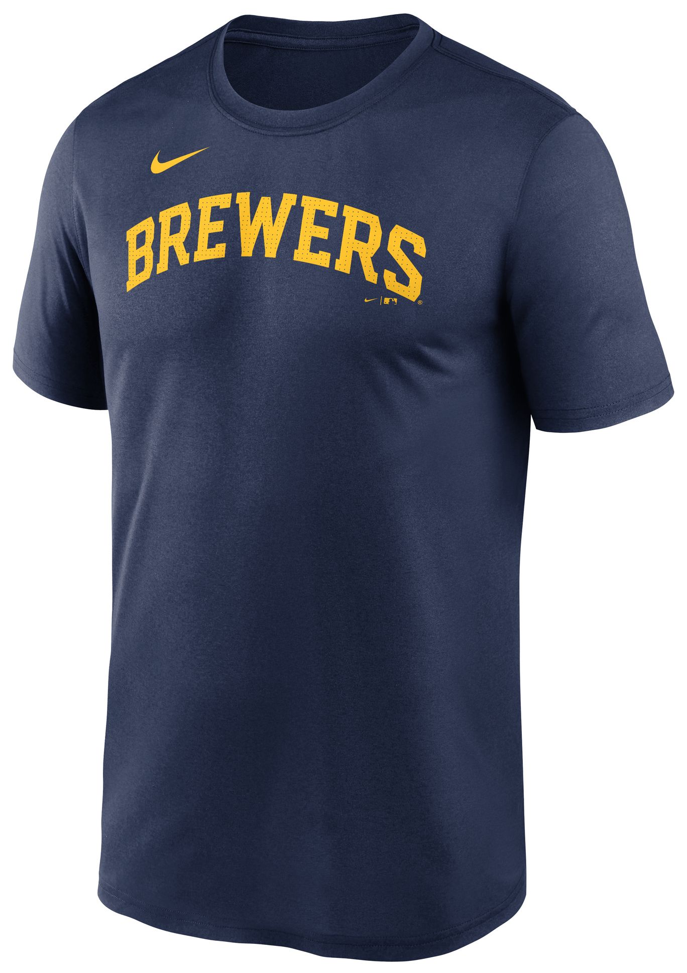 Nike Adult Milwaukee Brewers Wordmark Legend Navy T-Shirt product image