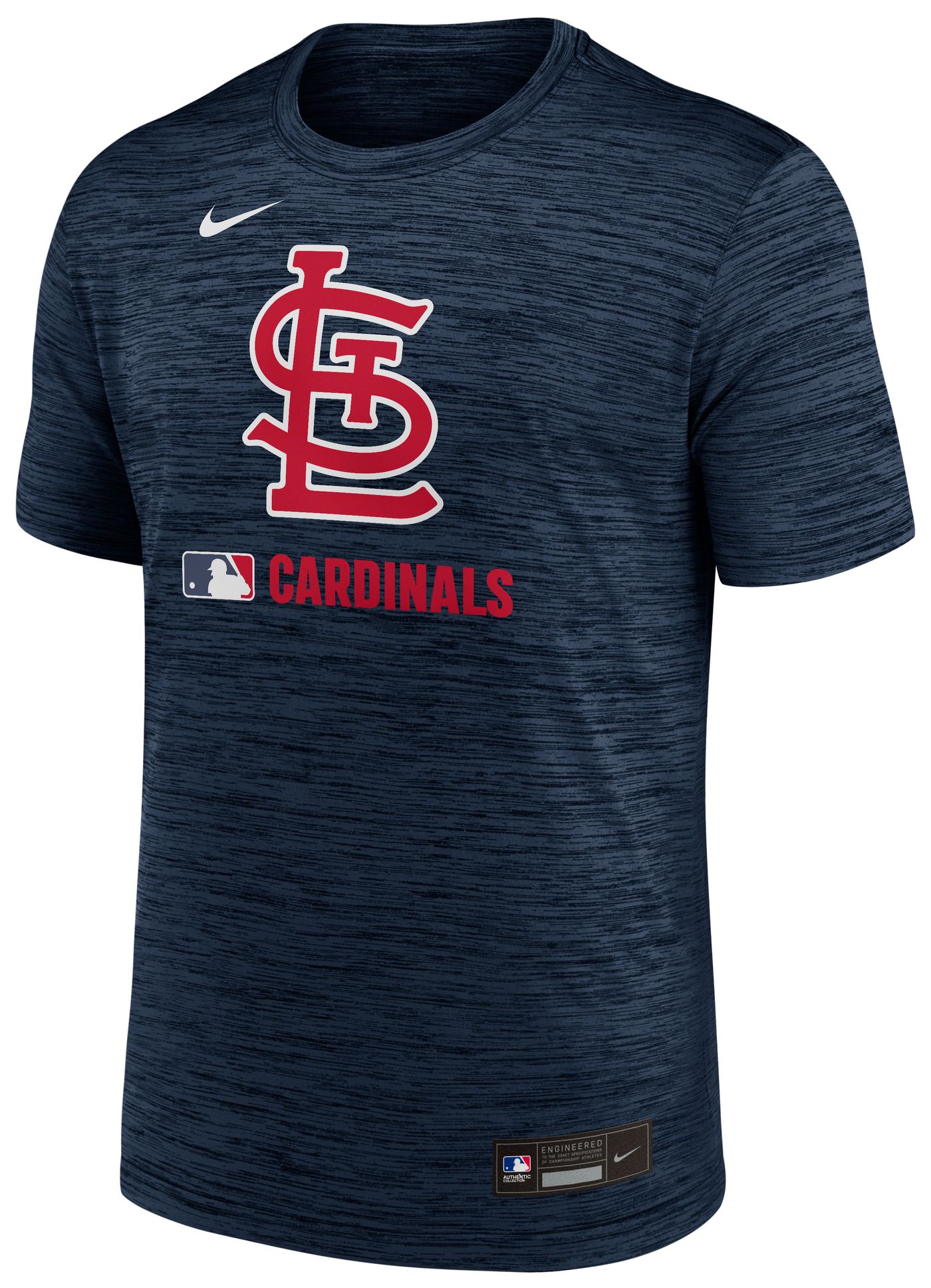 Nike Men's St. Louis Cardinals Navy Authentic Collection Velocity T-Shirt product image