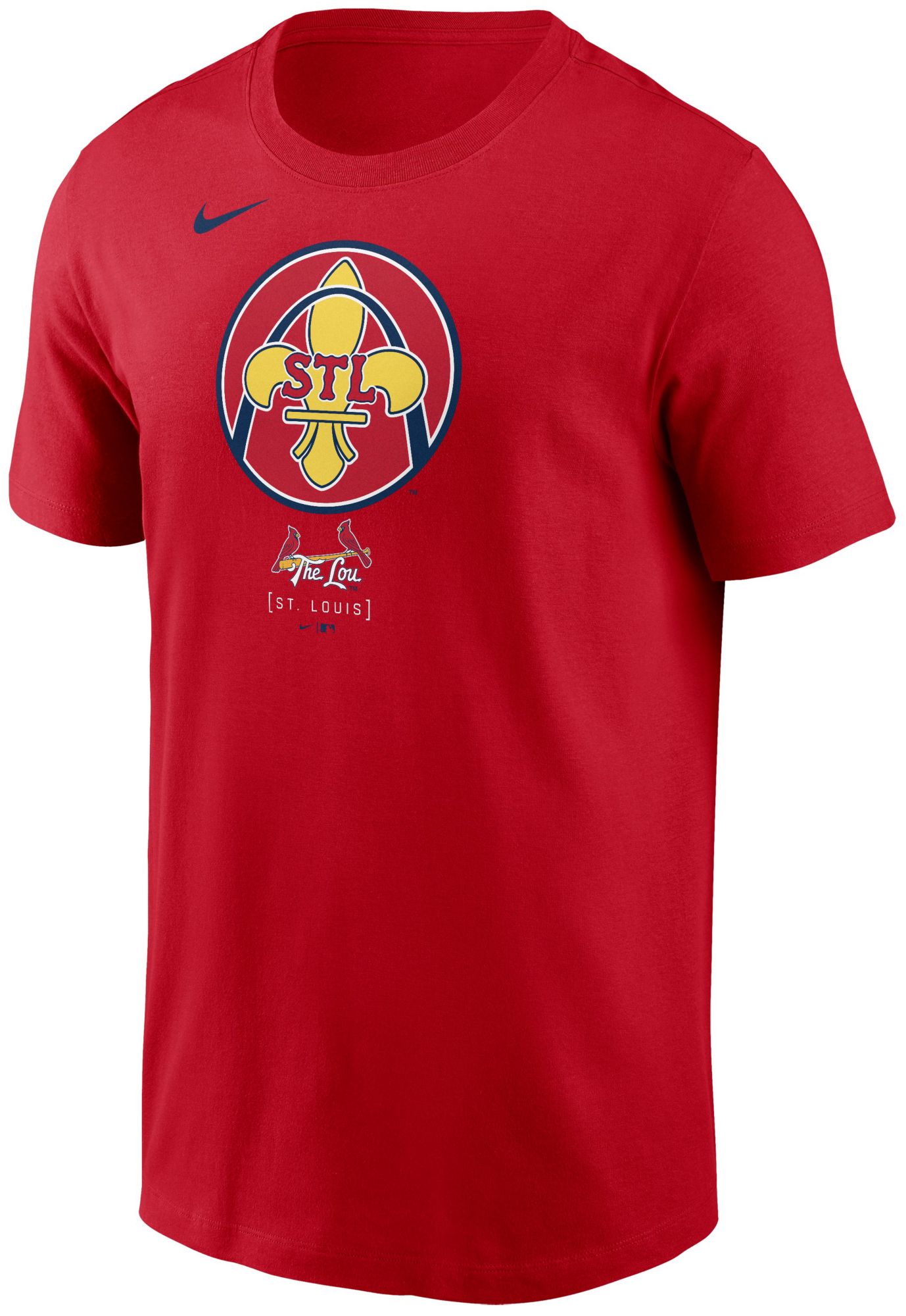 Nike Adult St. Louis Cardinals City Connect Red Logo Cotton T-Shirt product image