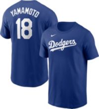 Nike Men's Los Angeles Dodgers Yoshinobu Yamamoto #18 Blue T