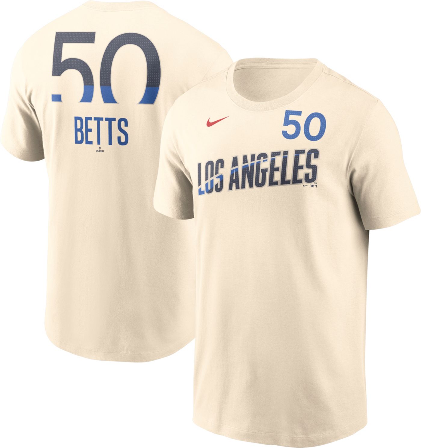 Mookie Betts Los Angeles Dodgers #50 Jersey popular Large New