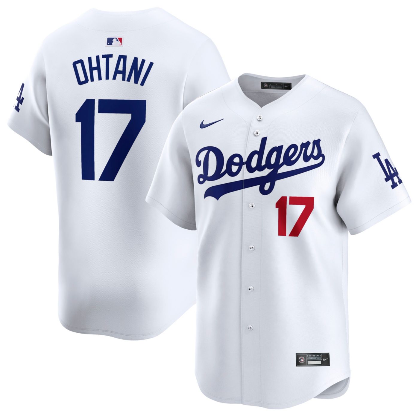 Nike Men's Los Angeles Dodgers Shohei Ohtani #17 White Limited Home Jersey  | Dick's Sporting Goods