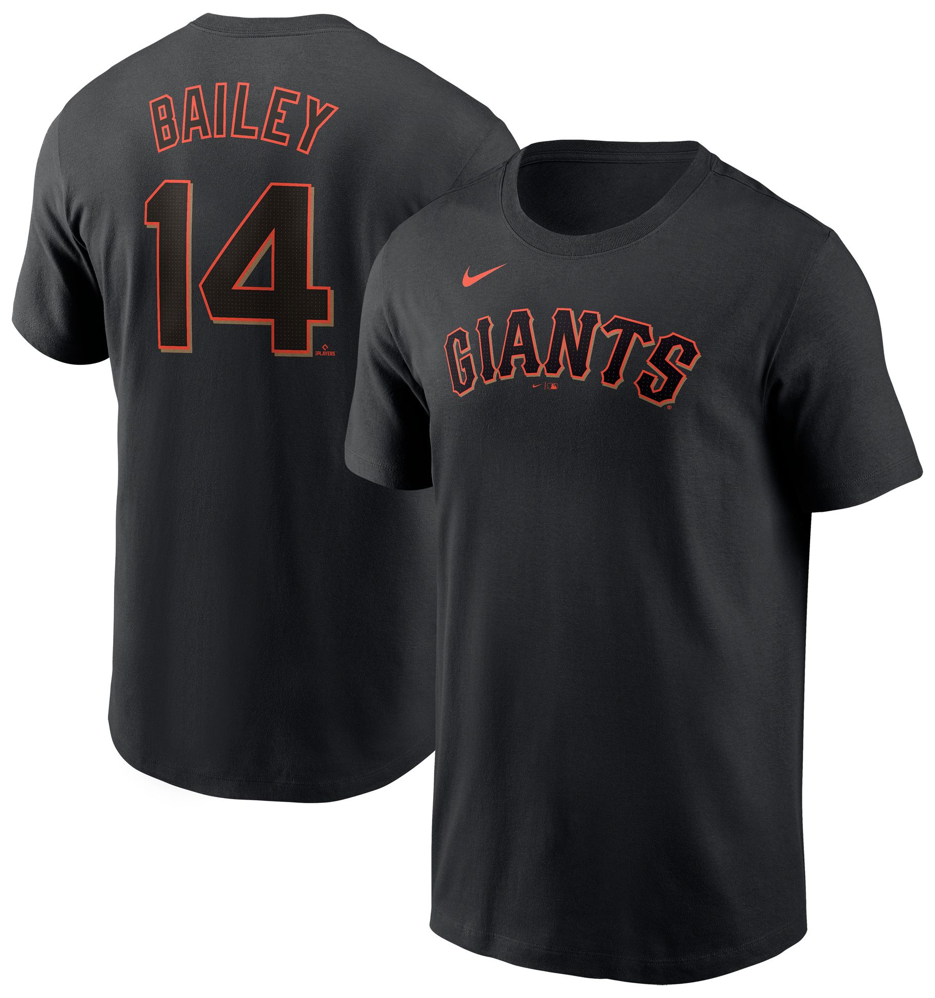 Nike Adult San Francisco Giants Patrick Bailey #14 Black T-Shirt product image