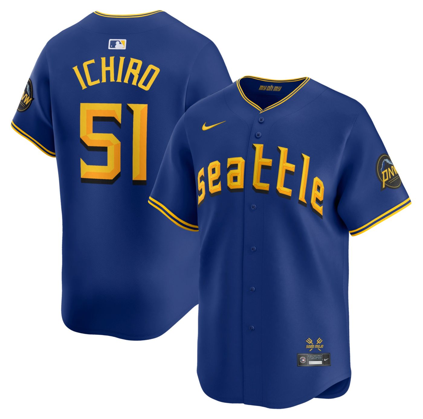 Mariners navy jersey online