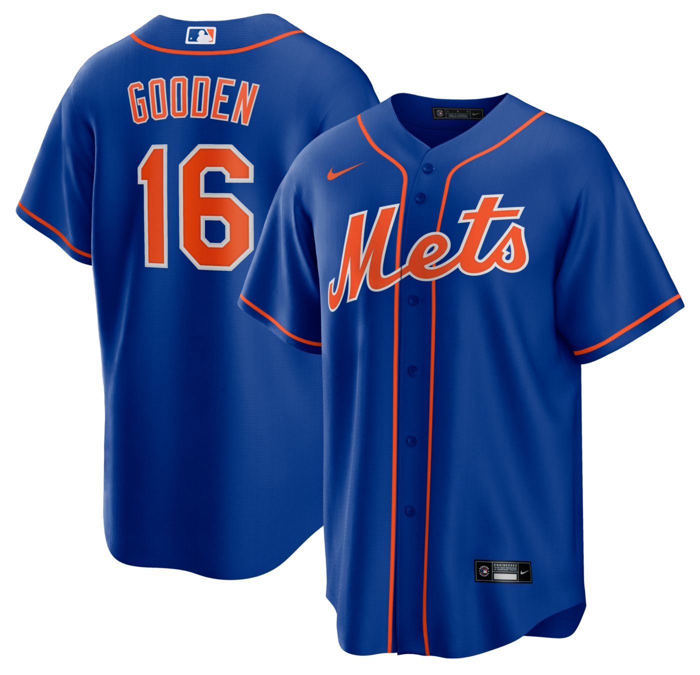 Nike Men s Replica New York Mets Dwight Gooden 16 Blue Cooperstown Cool Base Jersey Dick s Sporting Goods