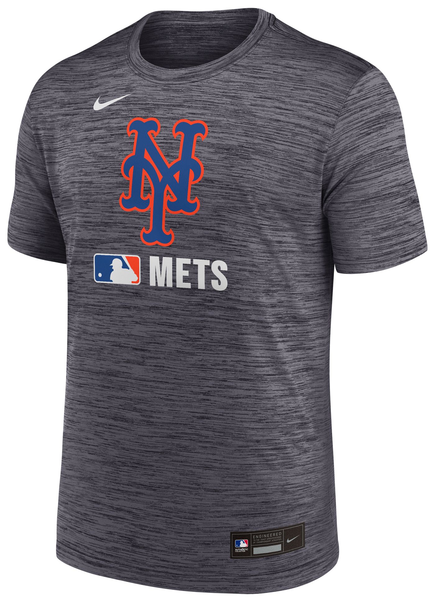 Nike Men's New York Mets Black Authentic Collection Velocity T-Shirt product image