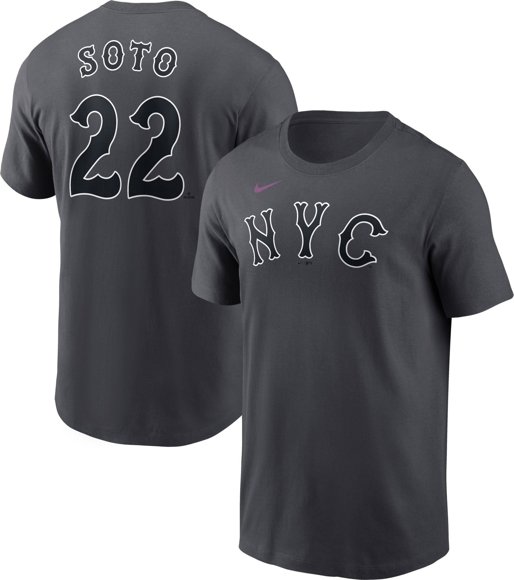 Nike Men's New York Mets City Connect Juan Soto #22 Black T-Shirt product image