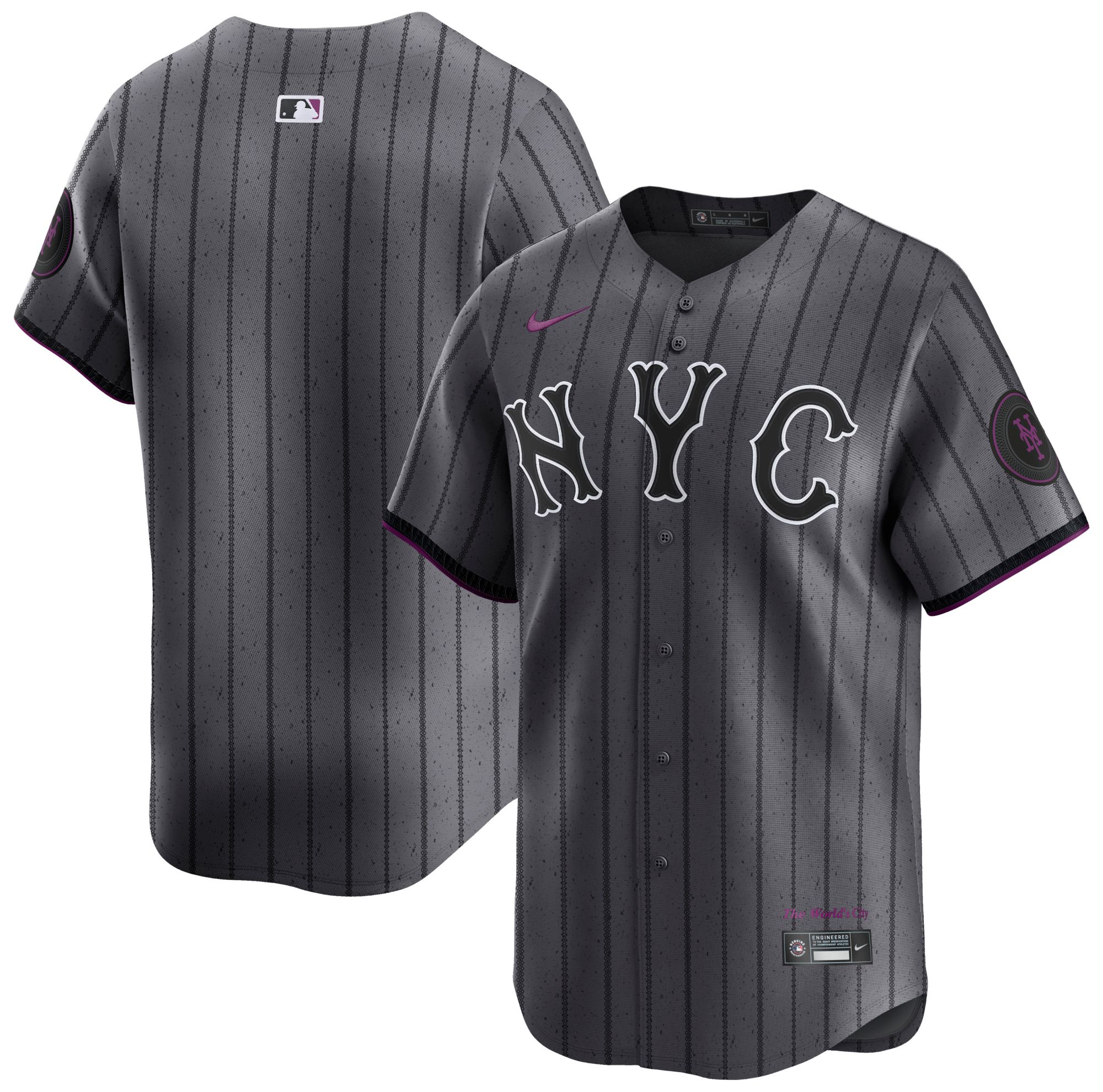 Nike Adult New York Mets City Connect Grey Limited Jersey product image