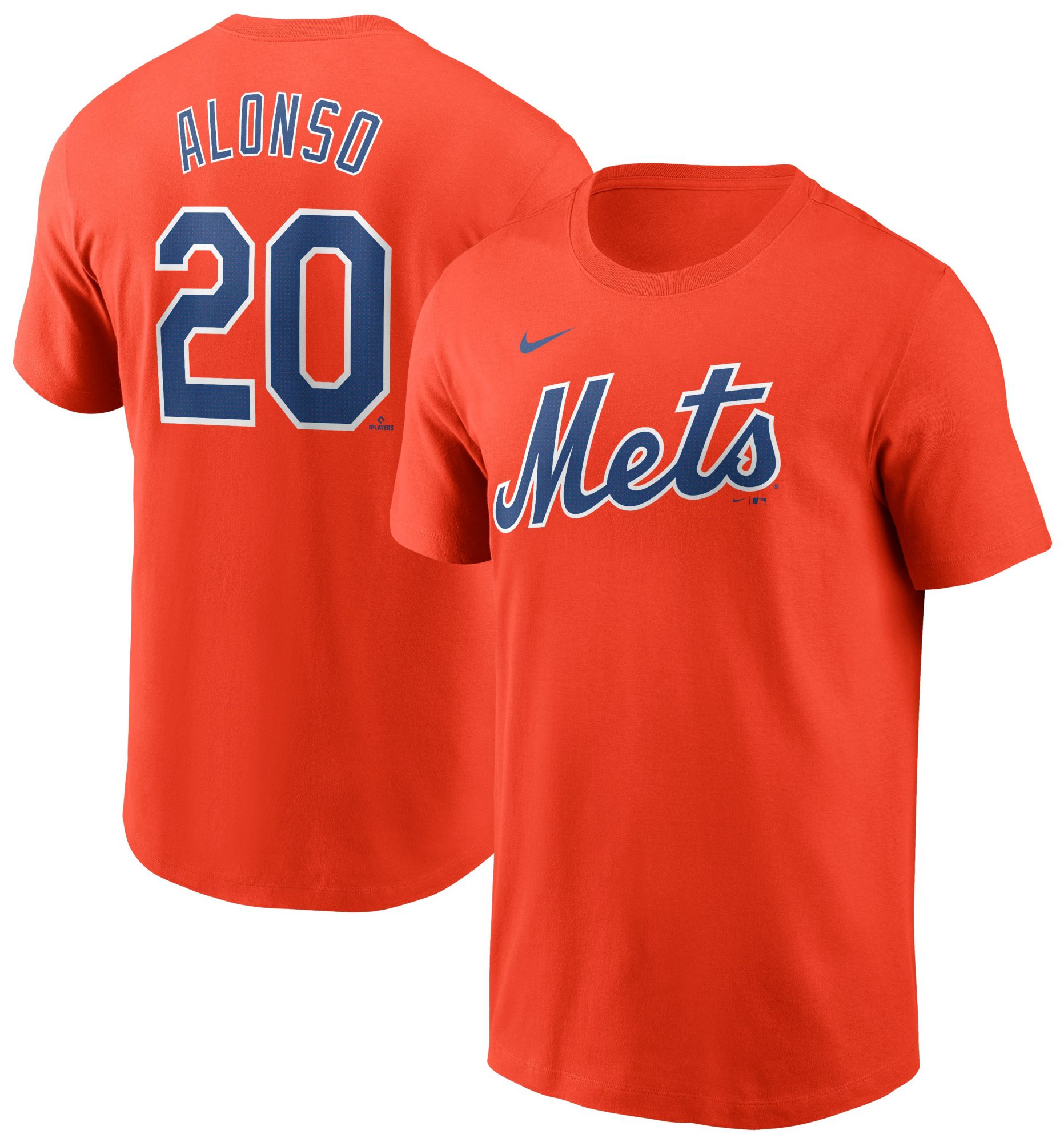 Nike Men's New York Mets Pete Alonso #20 Orange T-Shirt product image
