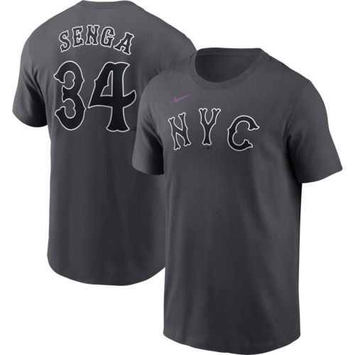 Nike Men's New York Mets City Connect Francisco Lindor #12 T-Shirt
