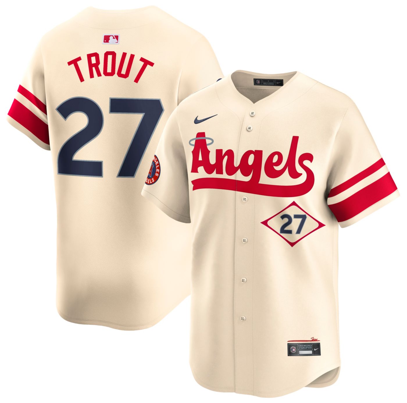 Nike Men s Los Angeles Angels 2024 City Connect Mike Trout 27 Limited Vapor Jersey Dick s Sporting Goods